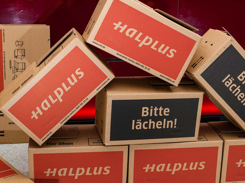 Umzugskartons der EVH