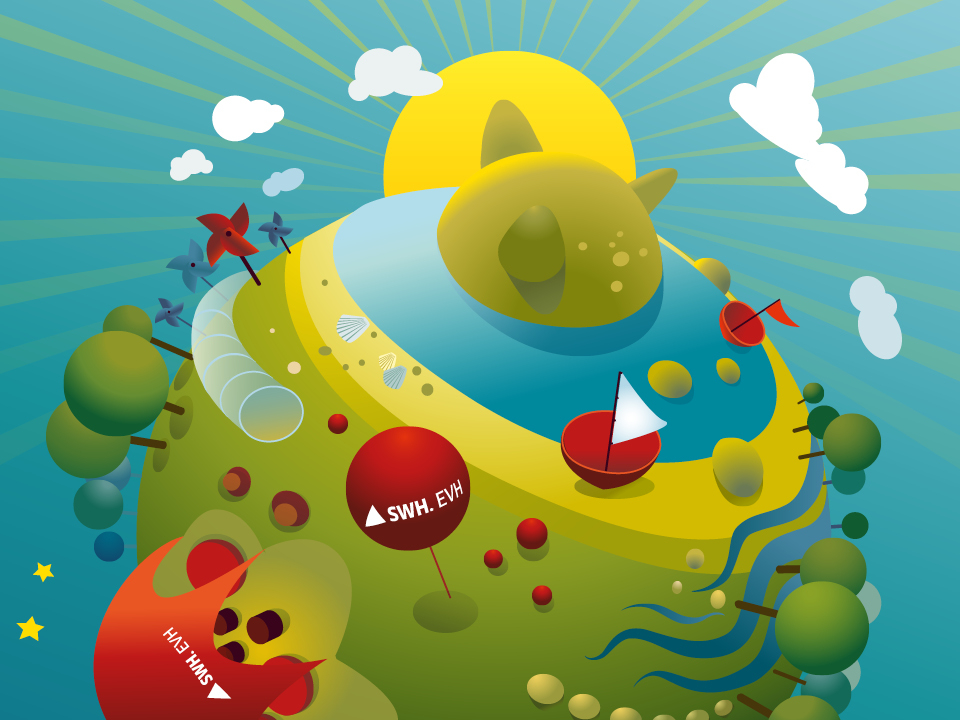 bunte wikiwiki-Welt als Icon