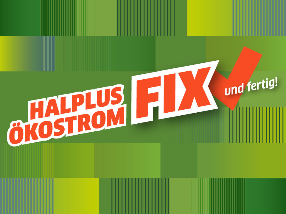 Produktbild Halplus Ökostrom / FIX