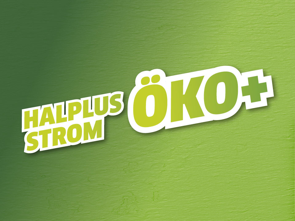 Produktbild unseres Tarifs Halplus Strom / Öko+